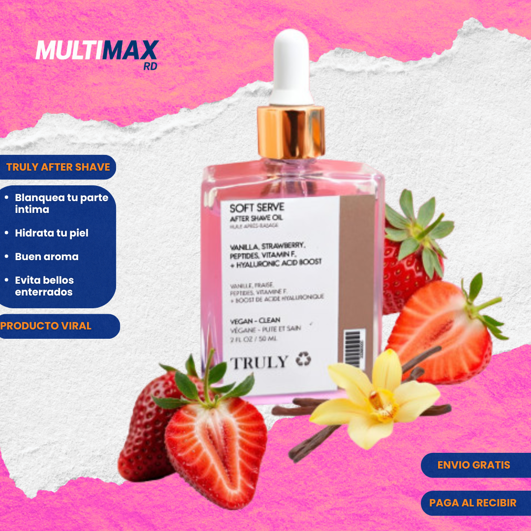 🌟 Truly™ After Shave – Frescura y Protección Premium para Tu Piel ideal