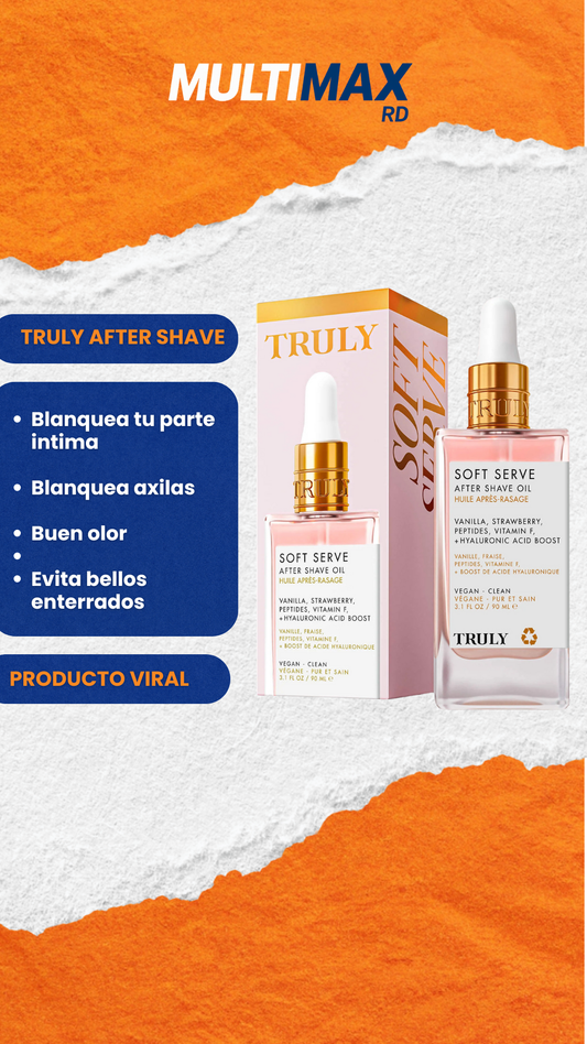 Truly™ After Shave – Piel más clara, fresca y sin irritación