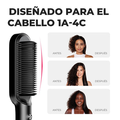 ✨ Cepillo Alisador  – Alisa, Peina y Protege en Minutos